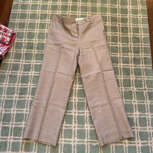 J.Crew Linen Blend Crop Pant 6